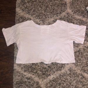 Free people loves project social t white basic tee